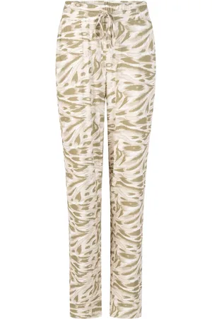 ZOSO Broek Chantal 252 1250-0007 Green/sand Dames Maat - L