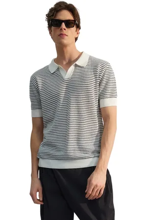 Trendyol Zwart Gelimiteerd Gebreid T-Shirt Met Korte Mouwen En Polohals In Beperkte Oplage Tmnss23Po00026