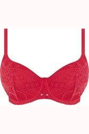 Freya SUNDANCE UW Sweetheart Bikini Top - RED - Vrouwen - Maat 65D