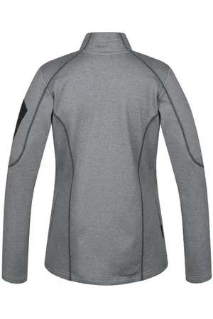 Cubus Dames sweat vest Thea PS Full-Zip - Stretch - Grijs -KoraalRoze