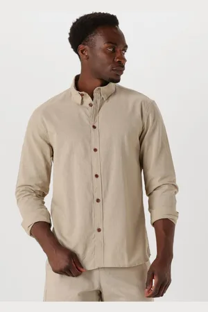 Anerkjendt Akleif L/s Cot/linen Shirt - met lange mouwen - Heren - Maat XXL