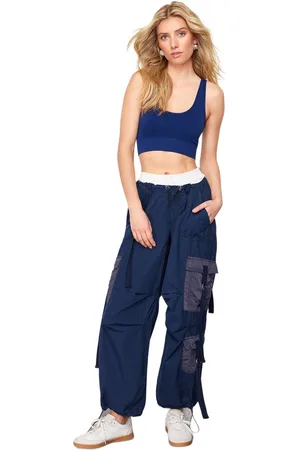 Trendyol Marineblauwe Joggingbroek Met Normale Taille En Cargozak Twoaw24Je00216