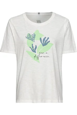 Camel Active T-shirt van gecertificeerd biologisch katoen - Maat womenswear-S