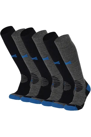 Xtreme Xtreme Outdoor Compressiesokken Grijs - 6 paar - Compressie Wandelsokken - Dames & Heren - Maat 45/47