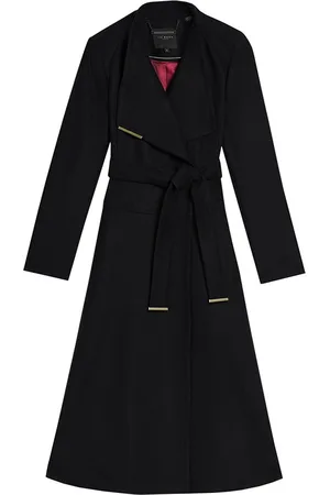 Ted Baker Roseika Midi Length Double Breasted Coat With Skirt