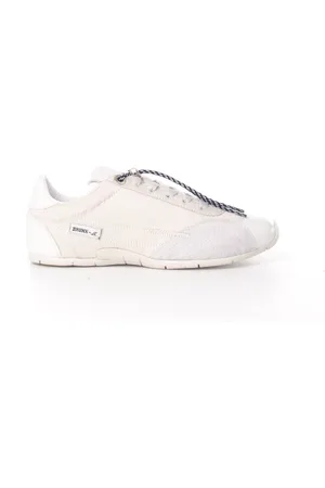 Bronx Dames sneaker Myraa in witte koeienhuid