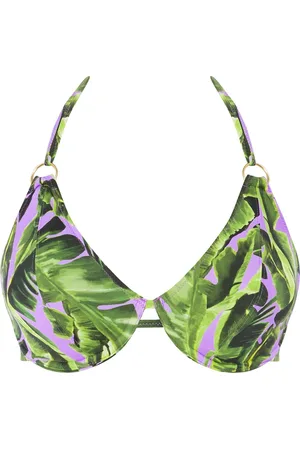 Freya JUNGLE OASIS UW Halter Bikini Top - CASSIS - Vrouwen - Maat 65D