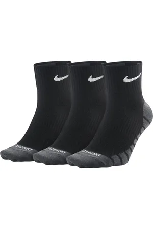 Nike Dry Lightweight Quarter Enkelsokken Hardloopsokken - Maat 42-46 - Unisex - /grijs/wit