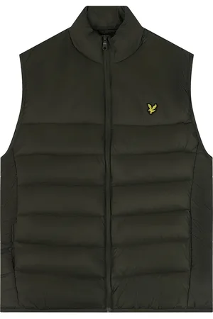 Lyle & Scott Lyle and Scott - Baffle Bodywarmer Donkergroen - Heren - Maat XL - Modern-fit