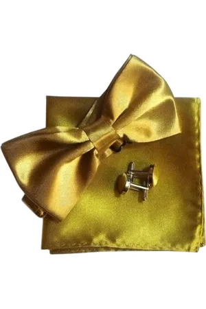 Merkloos Vlinderstrik inclusief pochette en manchetknopen - - luxe - vlinderdas - strik - strikje - pochet - heren