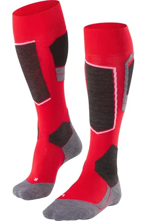 Falke SK4 Advanced Skiën anti blaren, anti zweet Merino Wol Wintersportsokken Heren rood - Maat 44-45
