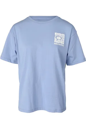 Brunotti Seaya-Swirl Dames T-shirt | Blauwgeel - XS