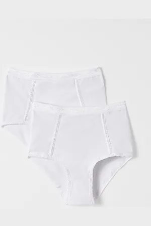 Damart Set van 2 slips met platte buik-effect - Vrouwen - - 54/56