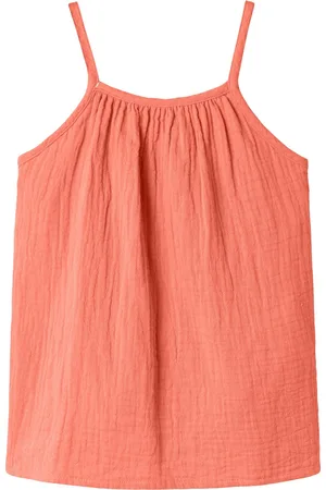 NAME IT Mini meisjes tanktop HISA Fresh Salmon Slim Fit