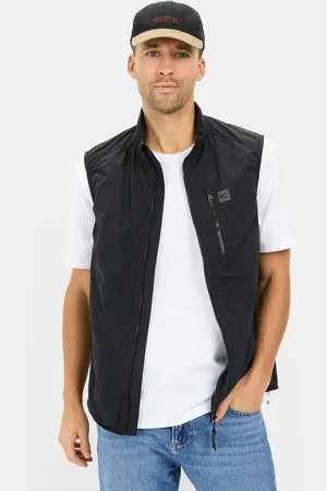 Camel Active Outdoor bodywarmer met opstaande kraag - Maat menswear-56