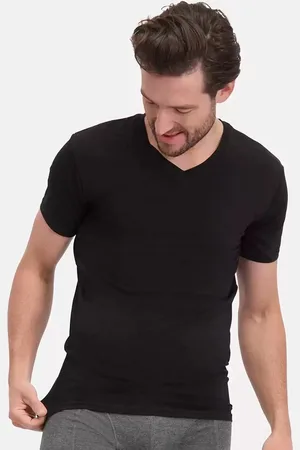 Bamboo Basics 2-pak heren T-shirts V-hals - Velo