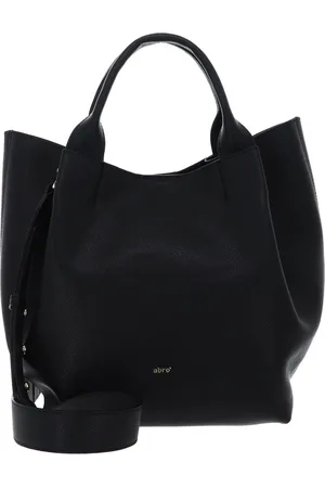 Abro+ Leren Schoudertas Shopper Essential Zwart