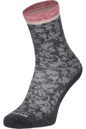 Sockwell Plantar Cush Crew Dames Hielspoor Sokken Klasse 2 Charcoal - Maat 35-38