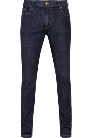 Alberto Slim DS Authentic Denim Donkerblauw (navy) - Maat W 34 - L 30 - Heren - Jeans