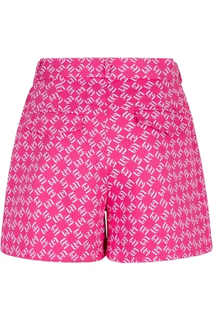 lofty manner Broek Short Mosi Qd34 317 Pink Denim Dames Maat - L