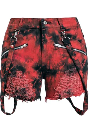 Heartless Korte broek -Taille, 28 inch- DEMELZA /Rood