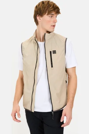 Camel Active Outdoor bodywarmer met opstaande kraag - Maat menswear-48