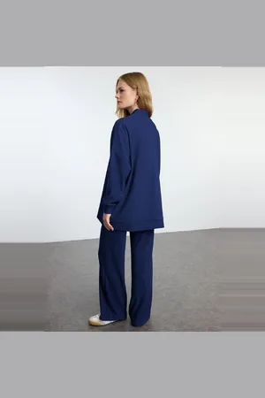Trendyol Bruin Oversized Trainingspak Met Textuur Tctaw25En00004