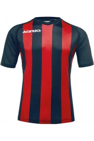 Acerbis Sports JOHAN STRIPED S/SL JERSEY (Sportshirt) BLUE/RED XL