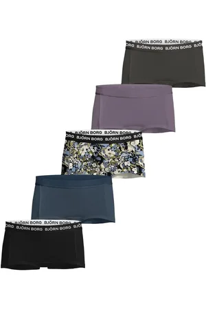 Björn Borg 5-Pack meisjes boxershorts - Minishorts - Katoenen kinder onderbroeken multipack - 140