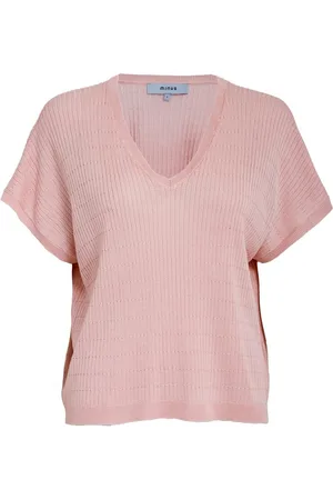 Minus Vivi Batsleeve Knit T-shirt Orchid Pink