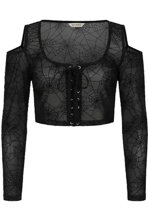 Banned Retro Seraphina Mesh Crop top - S