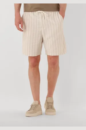 Shiwi Men Lewis Linen Shorts Yam Dye Stripes Broeken Heren - - Maat L