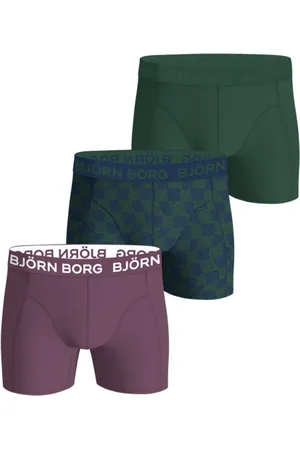 Björn Borg Bjorn Borg boxershorts 3-Pack jongens onderbroeken - Cotton Stretch - Katoenen jongens onderbroeken - 164