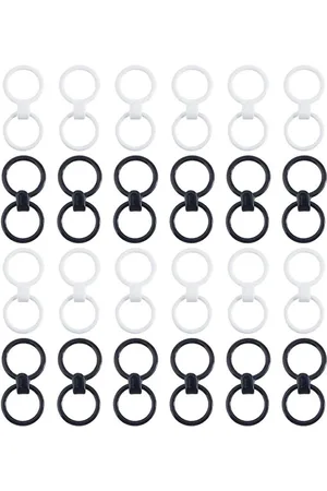 Merkloos 100 Sets 2 Kleuren Ronde Ring Ijzeren Badpak Gesp 28mm/1.1Inch BH Haken BH Strap Haken BH Strap Converteert BH in een Racer Back Bra Strap Slider Ringen