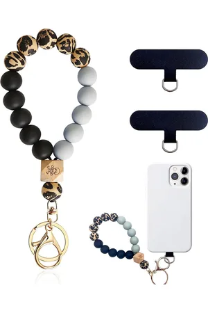 Merkloos Titel: Kralen Mobiele Telefoon Ketting - Kort en Meerkleurig