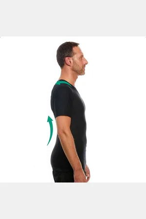Merkloos Houdingcorrectie Shirt voor Mannen | Verlichting van Rugpijn en Spieractivering