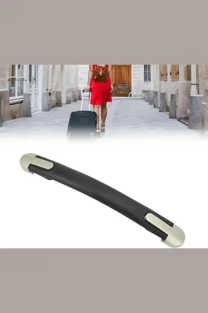 Merkloos Vervangende handgreep koffergreepset zinklegering kunststof eindafdekking draagbare transportgreep kofferaccessoires