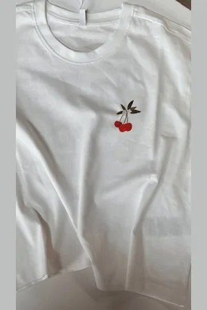 ONLY Onlannbel Life Ss Crop Tee Anabel Cherry M