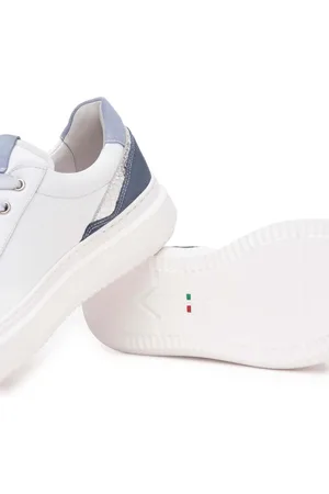 Nero Giardini Sneakers Cile Velours Avio Blade Zilver Velours Fiord - Streetwear - Vrouwen