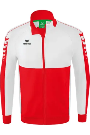 Erima Six Wings Worker Jack Kind Rood-Wit Maat 164