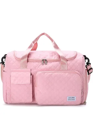 Merkloos Sporttas voor Dames en Heren - 46x23x30 cm, 31L, Vandaar Gescheiden Schoenenvak en Waterdichte Zak - Ideaal voor Weekend en Reis