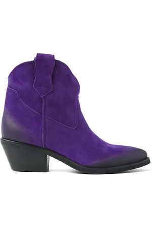 Lazamani Dames Enkellaarsjes 55.103 Purple Maat 36