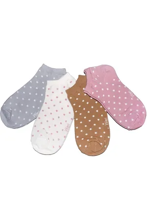 Gianvaglia Sneakersokjes - 4-Pack - 4 Kleuren - Maat 27-30