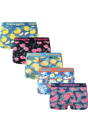 Gianvaglia ® Deluxe GVG-8803 5-Pack Katoenen Dames Boxershorts XXL