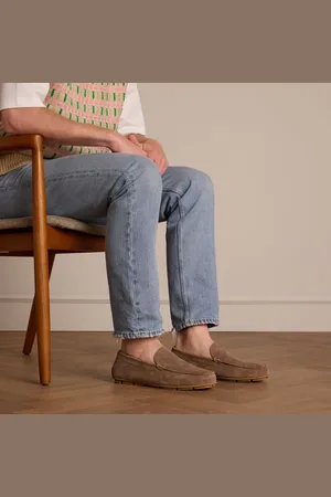 Manfield Heren - suède loafer - Maat 45