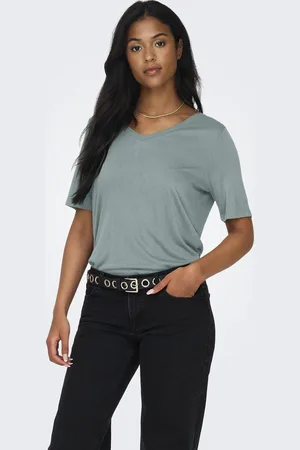 ONLY Elise V-Neck Shirt Dames - Maat XL