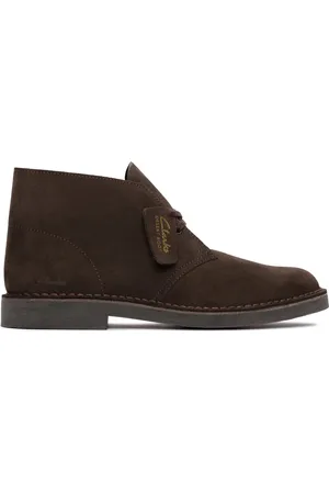 Clarks Veterboot Desert Boot Evo Donkerbruin Verwisselbaar Voetbed