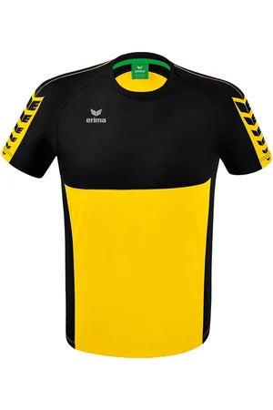 Erima Six Wings T-Shirt Geel-Zwart Maat XXXL