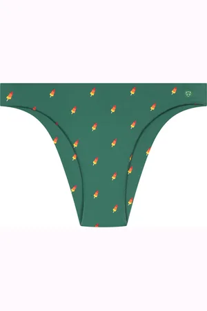 A-dam Rocket - Bikini broek - Zwemkleding - Gemaakt van Gerecyclede Flessen - Vegan - Dames - Vrouwen - Groen - XL