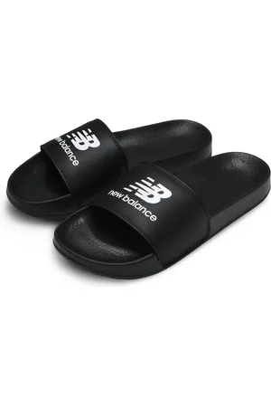 New Balance 50 Unisex Slippers - BLK/WHT - Maat 45